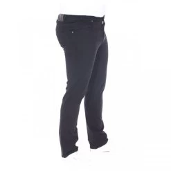 Jeans Droit Max Fort En Coton Stretch Noir -Passons à la mode masculine ! 108929 115770vt jeans droit max fort en coton stretch noir 03 600x600