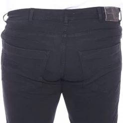 Jeans Droit Max Fort En Coton Stretch Noir -Passons à la mode masculine ! 108929 115770vt jeans droit max fort en coton stretch noir 04 600x600