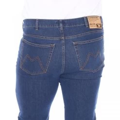 Jeans Droit Max Fort En Coton Stretch Bleu -Passons à la mode masculine ! 108930 115771vt jeans droit max fort en coton stretch bleu 04 600x600