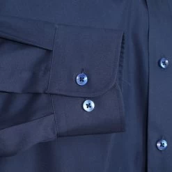 Chemise Casa Moda Avec Manches Longues Et Col Camionneur Bleu Marine -Passons à la mode masculine ! 109045 115966vt chemise casa moda avec manches longues et col camionneur bleu marine 04 600x600