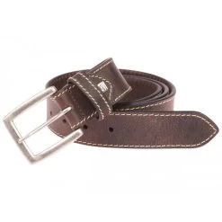 Ceinture Lindenmann En Cuir Marron