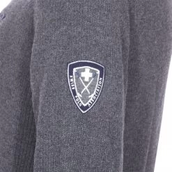 Gilet Zippé Brodé Hackett En Laine Gris -Passons à la mode masculine ! 109170 116409vt gilet zippe brode hackett en laine gris 03 600x600