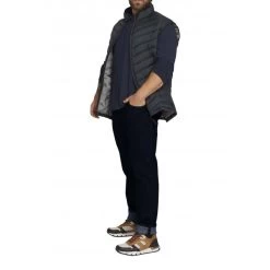 Doudoune Sans Manches Tom Tailor + Avec Un Col Montant Bleu Marine -Passons à la mode masculine ! 109261 121855vt doudoune sans manches tom tailor avec un col montant bleu marine 03 600x600