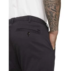 Pantalon Tom Tailor + En Coton Anthracite -Passons à la mode masculine ! 109262 121860vt pantalon tom tailor en coton anthracite 05 600x600