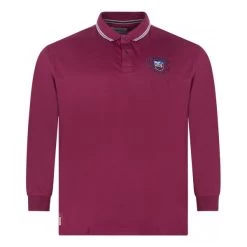 Polo En Maille Piquée Avec Manches Longues Redfield Taupe