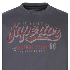 Sweat Redfield Avec Manches Longues Et Col Rond Gris -Passons à la mode masculine ! 109273 121911vt sweat redfield avec manches longues et col rond gris 03 600x600