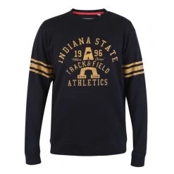 Sweat Col Rond Duke Avec Manches Longues Bleu Marine