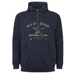Sweat à Capuche Replika Avec Manches Longues Bleu Marine
