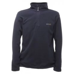 Pull Col Zippé Regatta Avec Manches Longues Bleu Marine