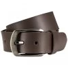 Ceinture Lindenmann En Cuir Lisse Marron -Passons à la mode masculine ! 109417 125318vt ceinture lindenmann en cuir lisse marron 01 600x600