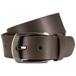 Ceinture Lindenmann En Cuir Lisse Marron