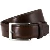 Ceinture Lindenmann En Cuir Lisse Marron -Passons à la mode masculine ! 109419 125323vt ceinture lindenmann en cuir lisse marron 01 600x600