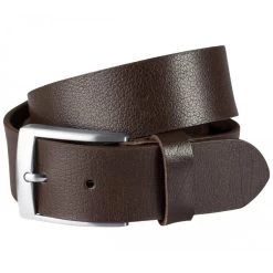 Ceinture Lindenmann En Cuir Effet Croco Marron