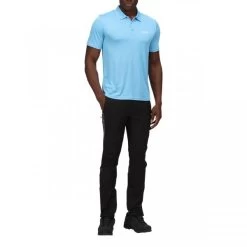 Polo Avec Manches Courtes Et Col Boutonné Regatta Ciel -Passons à la mode masculine ! 109645 131093vt polo avec manches courtes et col boutonne regatta ciel 04 600x600