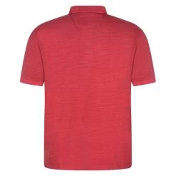 Polo Avec Manches Courtes Et Col Boutonné Monte Carlo Coton Rouge Chiné -Passons à la mode masculine ! 109671 132488vt polo avec manches courtes et col boutonne monte carlo coton rouge chine 02 600x600
