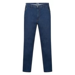 Jean Duke Coupe Slim Bleu Effet Délavé