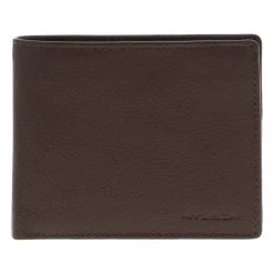 Portefeuille Wylson En Cuir De Vache Marron