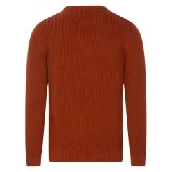 Pull Avec Manches Longues Et Col Rond Green Island Orange -Passons à la mode masculine ! 109918 142061vt pull avec manches longues et col rond green island orange 02 600x600