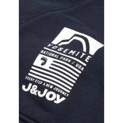 Cardigan Zippé J&JOY En Coton Avec Manches Longues Et Col à Capuche Bleu Marine -Passons à la mode masculine ! 109943 141988vt cardigan zippe jetjoy en coton avec manches longues et col a capuche bleu marine 05 600x600