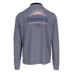 Polo J&JOY En Maille Chinée De Coton Gris Coupe Droite à Manches Longues -Passons à la mode masculine ! 109954 141977vt polo jetjoy en coton droit a manches longues et col polo gris 02 600x600