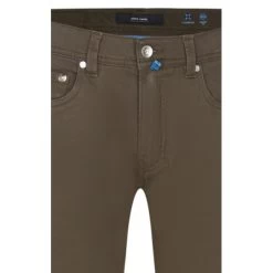 Pierre Cardin Pantalon Cardin Sportswear Future Flex En Coton Mélangé Brun -Passons à la mode masculine ! 109968 141950vt pantalon cardin sportswear future flex en coton melange brun 03 600x600