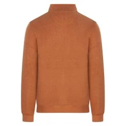 Pull Col Camionneur Ethnic Blue Avec Manches Longues Orange -Passons à la mode masculine ! 109990 141924vt pull col camionneur ethnic blue avec manches longues orange 02 600x600