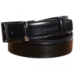 Ceinture Mise Au Green Cuir Noir -Passons à la mode masculine ! 110638 143149vt ceinture mag corner cuir noir 03 600x600