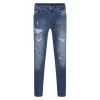 Jean Project X Bleu Délavé -Passons à la mode masculine ! 110701 143537vt jean project x en coton bleu coupe skinny 01 600x600