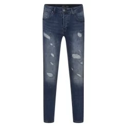 Jean Project X En Coton Coupe Skinny Bleu Indigo