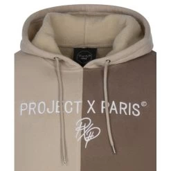 Sweat Avec Manches Longues Et Col à Capuche Project X Beige -Passons à la mode masculine ! 110716 143522vt sweat avec manches longues et col a capuche project x beige 03 600x600