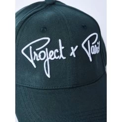 Casquette Project X En Coton Vert -Passons à la mode masculine ! 110732 143543vt casquette project x coton verte 03 600x600