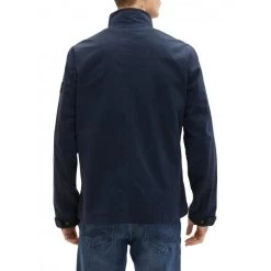 Parka Avec Manches Longues Et Col Montant Tom Tailor Coton Marine -Passons à la mode masculine ! 111129 146144vt parka avec manches longues et col montant tom tailor coton marine 04 600x600