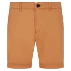 Short Chino Tom Tailor En Coton Orange