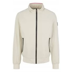 Blouson Avec Manches Longues Et Col Montant Tom Tailor Beige
