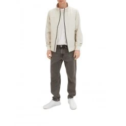 Blouson Avec Manches Longues Et Col Montant Tom Tailor Beige -Passons à la mode masculine ! 111165 146108vt blouson avec manches longues et col montant tom tailor beige 03 600x600