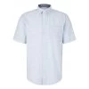 Chemise Tom Tailor En En Coton Avec Manches Courtes Et Col Italien Bleu Bleu Ciel Chiné -Passons à la mode masculine ! 111186 146087vt chemise tom tailor en en coton avec manches courtes et col italien bleu bleu ciel chine 01 600x600