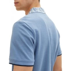 Polo En Maille Piquée Tom Tailor En Coton Avec Manches Courtes Et Col Boutonné Bleu -Passons à la mode masculine ! 111189 146084vt polo en maille piquee tom tailor en coton avec manches courtes et col boutonne bleu 04 600x600