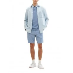 Polo En Maille Piquée Tom Tailor En Coton Avec Manches Courtes Et Col Boutonné Bleu -Passons à la mode masculine ! 111189 146084vt polo en maille piquee tom tailor en coton avec manches courtes et col boutonne bleu 05 600x600