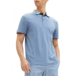 Polo En Maille Piquée Tom Tailor En Coton Avec Manches Courtes Et Col Boutonné Bleu -Passons à la mode masculine ! 111189 146084vt polo en maille piquee tom tailor en coton avec manches courtes et col boutonne bleu 06 600x600