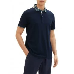 Polo En Maille Piquée Tom Tailor En Coton Avec Manches Courtes Et Col Boutonné Bleu Marine -Passons à la mode masculine ! 111190 146083vt polo en maille piquee tom tailor en coton avec manches courtes et col boutonne bleu marine 06 600x600