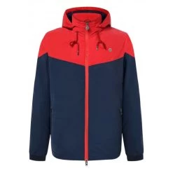 Blouson Avec Manches Longues Et Col à Capuche Serge Blanco Play Rouge Bicolore