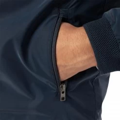 Blouson Avec Manches Longues Et Col à Capuche Serge Blanco Play Marine -Passons à la mode masculine ! 111236 146037vt blouson avec manches longues et col a capuche serge blanco play marine 06 600x600