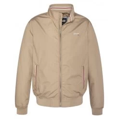 Blouson Schott Style Bomber En Coton Beige Uni à Col Teddy -Passons à la mode masculine ! 111270 146003vt blouson schott style bomber en coton beige uni a col teddy 03 600x600