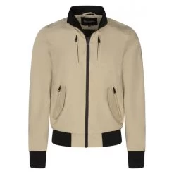 Blouson Zippé Redskins Avec Manches Longues Et Col Montant Beige