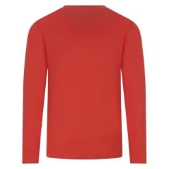 Pull Avec Un Col Rond Et Une Coupe Droite Blend En Coton Orange -Passons à la mode masculine ! 111505 145648vt pull avec un col rond et une coupe droite blend en coton orange 02 600x600