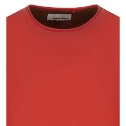 Pull Avec Un Col Rond Et Une Coupe Droite Blend En Coton Orange -Passons à la mode masculine ! 111505 145648vt pull avec un col rond et une coupe droite blend en coton orange 03 600x600