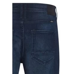 Jean 5 Poches Blend Jet Fit En Coton Bleu Nuit Délavé, Coupe Droite à Jambe Slim -Passons à la mode masculine ! 111516 145637vt jean 5 poches blend jet fit en coton bleu nuit delave coupe droite a jambe slim 03 600x600