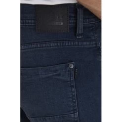 Jean 5 Poches Blend Twister Fit En Coton Bleu Nuit, Coupe Droite à Jambe Slim -Passons à la mode masculine ! 111518 145635vt jean 5 poches blend twister fit en coton bleu nuit coupe droite a jambe slim 05 600x600