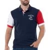 Polo Avec Manches Courtes Et Col Boutonné Ruckfield En Coton Bleu Marine