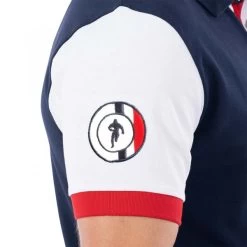 Polo Avec Manches Courtes Et Col Boutonné Ruckfield En Coton Bleu Marine -Passons à la mode masculine ! 111773 145352vt polo avec manches courtes et col boutonne ruckfield en coton bleu marine 03 600x600